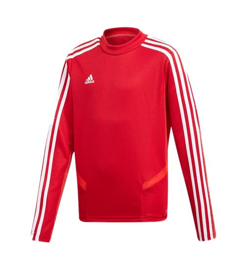 adidas Tiro19 chemise à manches longues pour hommes avec technologie Climacool chemise de fitness pull à manches longues D95920 rouge