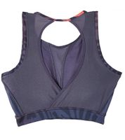 adidas TRN TIGR AOP women's sports bra with AEROREADY technology training bra HA4324 dark blue