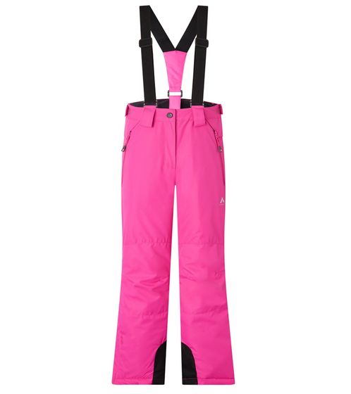 McKINLEY Pantalones de nieve para niña Eva, pantalones de snowboard transpirables con correas extraíbles 294429 401 Rosa