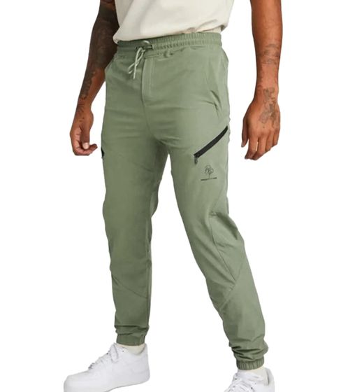 Project X Paris pantaloni eleganti per il tempo libero da uomo jogger pantaloni per tutti i giorni homewear 2344120 BKKH verde oliva