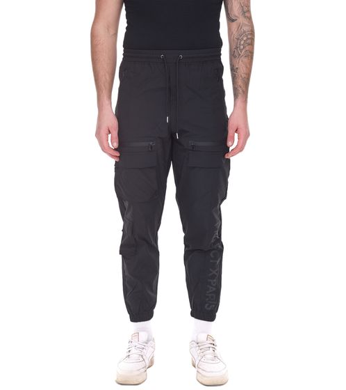 Project X Paris Utility Pantalon de jogging pour homme avec taille élastique Pantalon de jogging FL04 BK Noir