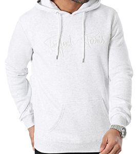 Project X Paris Herren Kapuzen-Pullover mit Baumwollanteil Sweat-Pullover Hoodie 1920010-1 GMOW Grau