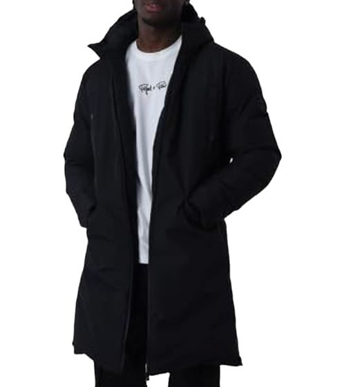 Project X Paris Parka invernale idrorepellente da uomo con cappuccio Giacca invernale Autunno Parka 2351003 BK Nero