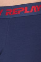 Pack of 2 REPLAY men's retro boxer shorts, cotton underwear, blue, black, dark blue or red Pack of 2 REPLAY men's retro boxer shorts, cotton underwear, blue, black, dark blue or red