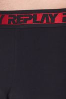 Pack of 2 REPLAY men's retro boxer shorts, cotton underwear, blue, black, dark blue or red Pack of 2 REPLAY men's retro boxer shorts, cotton underwear, blue, black, dark blue or red