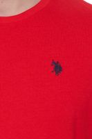 U.S. POLO ASSN. Men's basic T-shirt with brand embroidery cotton shirt US40 154 035 002387 in black, navy, white or red U.S. POLO ASSN. Men's basic T-shirt with brand embroidery cotton shirt US40 154 035 002387 in black, navy, white or red