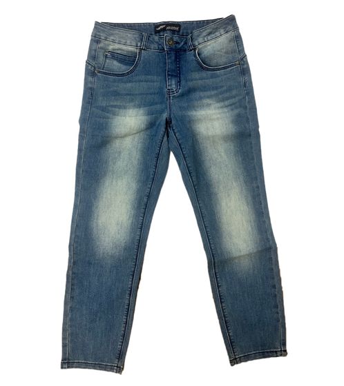 ARIZONA pantaloni in denim da donna, semplici jeans skinny 7/8, pantaloni per tutti i giorni 29574637 blu