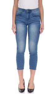 ARIZONA pantaloni in denim da donna, semplici jeans skinny 7/8, pantaloni per tutti i giorni 29574637 blu