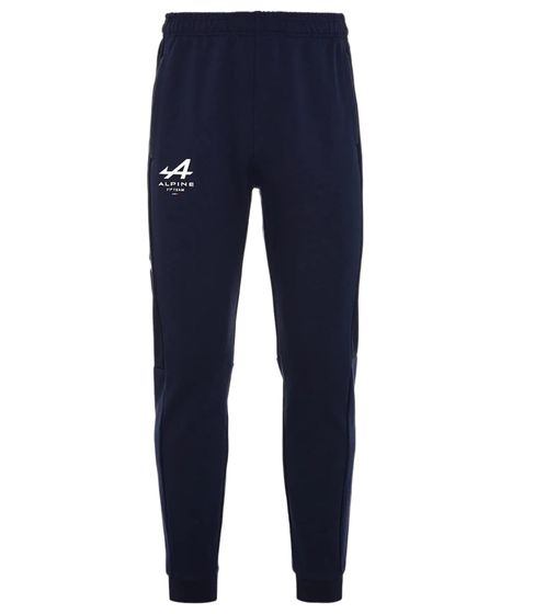 Kappa X ALPINE Formula 1 F1 pantaloni sportivi da uomo con contenuto di cotone pantaloni per il tempo libero homewear joggers 37185WW AF1 A03 blu scuro