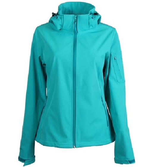 McKINLEY NN Sary II W Damen Jacke wasserabweisende Softshell-Jacke mit VENTMAX-Technologie 422268 902 609 Petrolblau