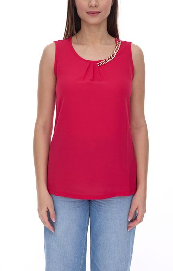 camicia estiva top da donna Melrose con camicia casual con catena dorata 36725307 rosa