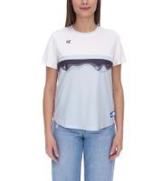 Outfitter OCEAN FABRICS TAHI Damen nachhaltiges Training-Shirt mit Mesh-Einsätzen Fitness-Shirt Kurzarm-Shirt OUT-W-1021-OTW in Grün, Blau, Rot, Schwarz oder Hellblau/Weiß
