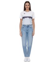 Outfitter OCEAN FABRICS TAHI Damen nachhaltiges Training-Shirt mit Mesh-Einsätzen Fitness-Shirt Kurzarm-Shirt OUT-W-1021-OTW in Grün, Blau, Rot, Schwarz oder Hellblau/Weiß