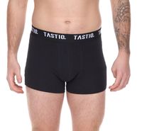 3er Pack TASTIQ Herren Boxershorts mit USD-Print Baumwoll-Unterhose im stylischer US-Dollar-Geschenkbox Unterwäsche Tas/1/BCX3/USD Schwarz/Grün