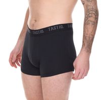 3er Pack TASTIQ Herren Boxershorts mit USD-Print Baumwoll-Unterhose im stylischer US-Dollar-Geschenkbox Unterwäsche Tas/1/BCX3/USD Schwarz/Grün