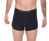 3er Pack TASTIQ Herren Boxershorts mit USD-Print Baumwoll-Unterhose im stylischer US-Dollar-Geschenkbox Unterwäsche Tas/1/BCX3/USD Schwarz/Grün