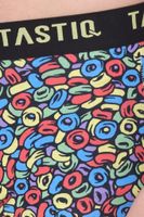 3er Pack TASTIQ Herren Boxershorts mit Müsli-Print Baumwoll-Unterhose im stylischer Cerealien-Geschenkbox Unterwäsche Tas/1/BCX3/CER Schwarz/Bunt