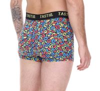 3er Pack TASTIQ Herren Boxershorts mit Müsli-Print Baumwoll-Unterhose im stylischer Cerealien-Geschenkbox Unterwäsche Tas/1/BCX3/CER Schwarz/Bunt