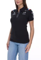 Polo de mujer Kappa X ALPINE Formula 1 Team Ocon Gasly con camiseta de manga corta de algodón HydroWayProtection 35163WW AF1 en azul o negro