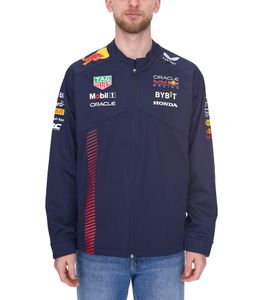 Veste softshell Oracle Red Bull Racing Formula 1 F1 pour homme avec grand imprimé artistique au dos veste de transition TU2649 Navy