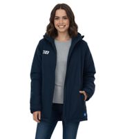 Outfitter OCEAN FABRICS TAHI Damen nachhaltige Winter-Jacke mit verstellbarer Kapuze Herbst-Jacke OUT-W-1035-OTW-42 Dunkelblau