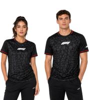 Maillot de sport unisexe Formule 1 F1 à col rond avec imprimé camouflage discret 701222547 001 Noir/Rouge