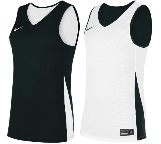 NIKE Team Basketball Reversible Jersey 20 Men's Sports Shirt with Dri-FIT Technology Training Shirt Tank Top NT0203-010 Black