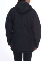 Outfitter OCEAN FABRICS TAHI Veste d'hiver durable pour femme avec capuche réglable Veste d'automne OUT-W-1035-OTW en bleu foncé ou noir Outfitter OCEAN FABRICS TAHI Veste d'hiver durable pour femme avec capuche réglable Veste d'automne OUT-W-1035-OTW en bleu foncé ou noir