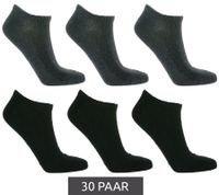 30 Paar TASTIQ Sneaker-Socken schlichte Baumwoll-Socken in Geschenkbox Sport-Socken Grau, Schwarz, Weiß, Blau, Grün oder Rosa 30 Paar TASTIQ Sneaker-Socken schlichte Baumwoll-Socken in Geschenkbox Sport-Socken Grau, Schwarz, Weiß, Blau, Grün oder Rosa
