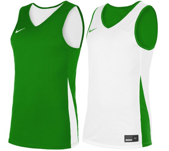 NIKE Team Basketball Reversible Jersey 20 Herren Sport-Shirt mit Dri-FIT-Technologie Trainings-Shirt Tank Top NT0203-302 Grün