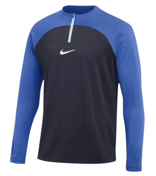 Chaqueta de entrenamiento NIKE Academy Pro Dry Drill manga larga Hombre con media cremallera Chaqueta deportiva con Dry Fit DH9230-463 azul