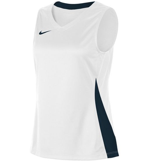 Canotta da donna NIKE Team Basketball con maglia sportiva DryFit maglia da allenamento NT0211-101 bianco/blu scuro