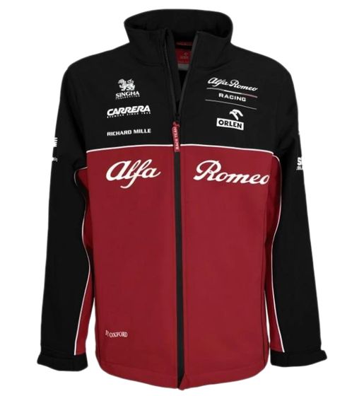 ALFA ROMEO Softshell-Jacke mit Stehkragen für Jungen Freizeit-Jacke ARR_RTCSOK28 Rot/Schwarz