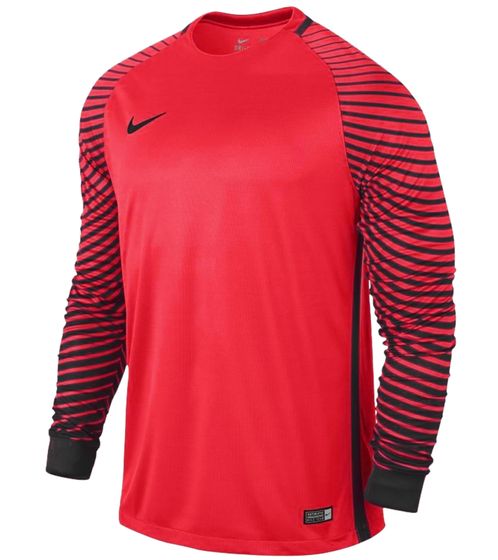 NIKE Gardien Longsleeve Camiseta de portero para hombre con camiseta de manga larga Dry-Fit Fútbol 725882-671 Rojo/Negro