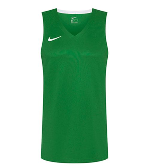 NIKE Team Basketball Damen Tank-Top mit DryFit Sport-Shirt Trainings-Shirt NT0211-302 Grün/Weiß