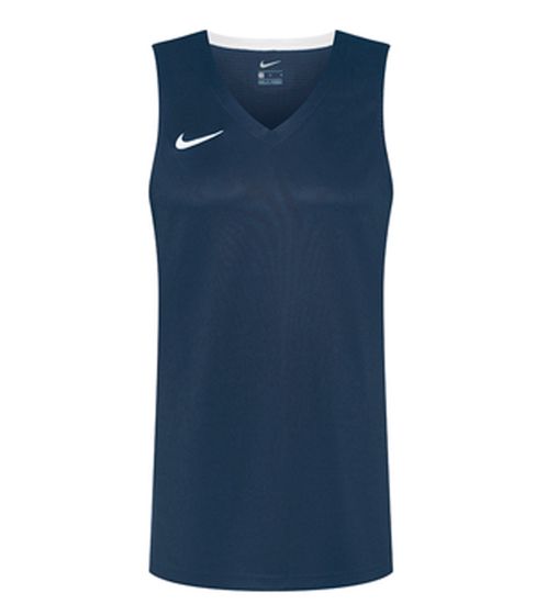 NIKE Team Basketball Damen Tank-Top mit DryFit Sport-Shirt Trainings-Shirt NT0211-451 Blau/Weiß