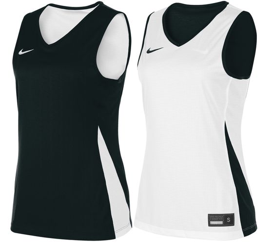 NIKE Team Basketball Reversible Women's Tank Top with Dri-FIT Technology Training Shirt Reversible Sports Shirt NT0213-010 Black/White