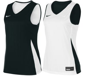 NIKE Team Basketball Reversible Damen Tank-Top mit Dri-FIT-Technologie Trainings-Shirt wendbares Sport-Shirt NT0213-010 Schwarz/Weiß