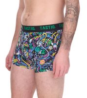 Pack of 5 TASTIQ men's boxer shorts in a gift box with space print cotton underpants Tas/1/BCX5/SPAC black/colorful