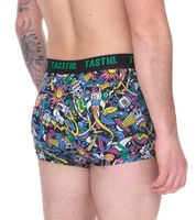 Pack of 5 TASTIQ men's boxer shorts in a gift box with space print cotton underpants Tas/1/BCX5/SPAC black/colorful