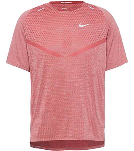 NIKE Dri-Fit ADV Herren Sport-Shirt nachhaltiges Trainings-Shirt mit belüftendes Strickmaterial DM4753-655 Rost-Rot