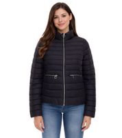 ONLY veste matelassée pour femme, veste mi-saison avec col montant ou capuche, veste basique noir ou bleu clair