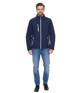 SANTINO Herren wasserabweisende Softshell-Jacke Outdoor-Jacke Alltags-Jacke 1009676 Blau