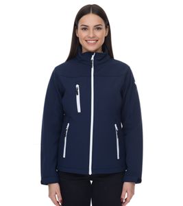 SANTINO Damen wasserabweisende Softshell-Jacke Outdoor-Jacke Alltags-Jacke 1018311 Blau SANTINO Damen wasserabweisende Softshell-Jacke Outdoor-Jacke Alltags-Jacke 1018311 Blau