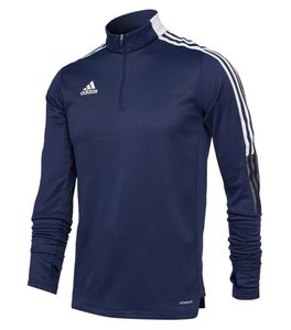 Sweat-shirt adidas Tiro 21 Warm pour homme avec technologie AEROREADY Haut d'entraînement Primegreen GH4463 bleu