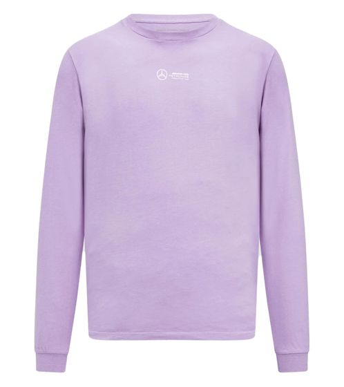 Pull à manches longues en coton rétro pour homme Mercedes-Benz AMG F1 701222319 002 Violet