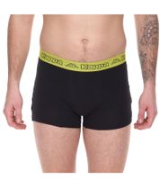 Lot de 6 caleçons homme Kappa avec lettrage de la marque et logo caleçon 351K1JW noir/citron vert ou noir/violet
