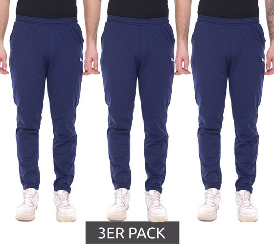 3er Sparpack PUMA LIGA Training Pant Core Herren Trainings-Hose Jogginghose Fußball-Pants 655770 06 Blau