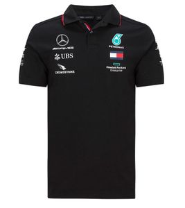 Mercedes-Benz AMG Petronas F1 Herren Polo-Shirt Kurzarm-Shirt Baumwoll-Shirt 141101068 100 Schwarz