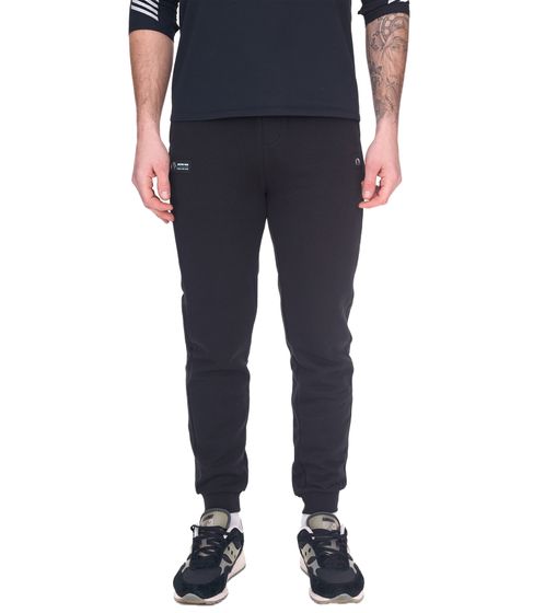 Pantaloni da jogging da uomo Mercedes-Benz AMG Petronas F1, pantaloni eleganti in felpa, pantaloni in cotone 701218893 001 nero